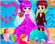 Romantic dolphin bay wedding jtk